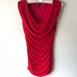 Express red Tank top size XS